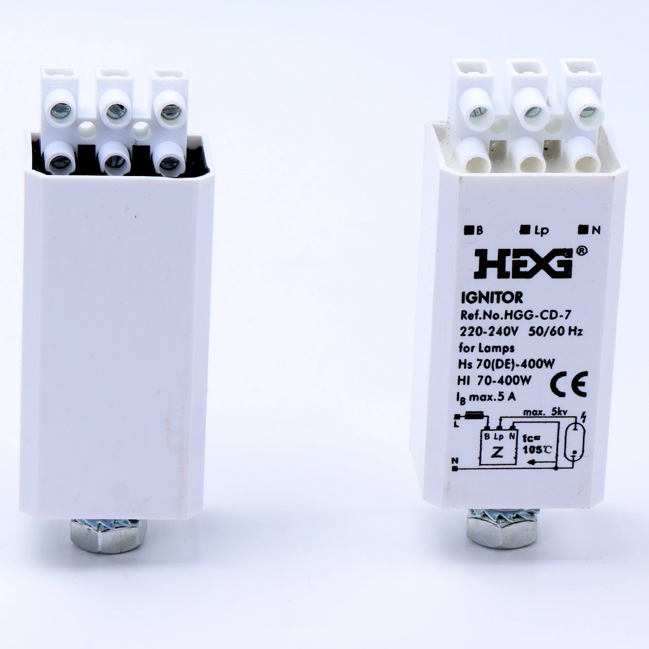 Hot New Products cd-7 electronic ignitor working for metal halide lamp and sodium lamp capacitor