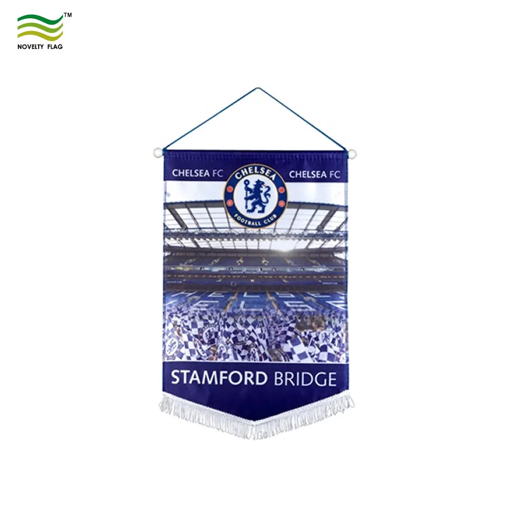 High Quality Custom Sports Podium Flags  Football Pennants