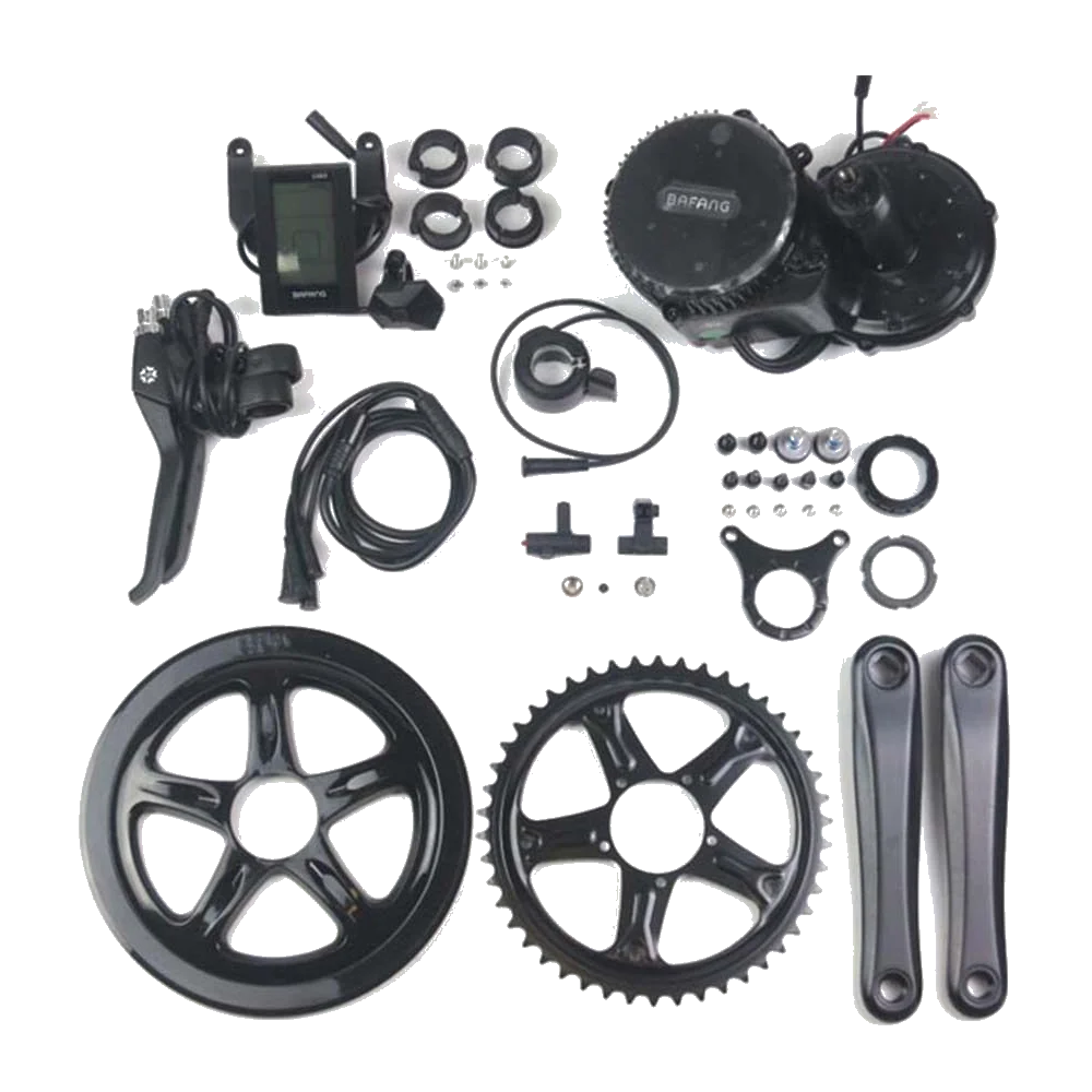 Bafang mid motor kits BBS02B 36v  500w for the e-bike 68/100/120mm with chain wheel