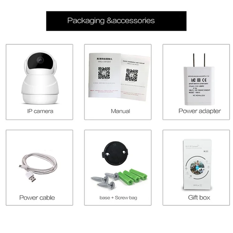 Factory Cute Snowman Style Auto IR-CUT Night Vision Motion Detection APP Remote Control Full HD 1080P WiFi Camera Baby Monitor