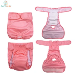 Reusable Dog Diaper Pant Physiological Pants Washable Female Girl Dogs Shorts Pants Absorbent Pets Underwear Sanitary Panties