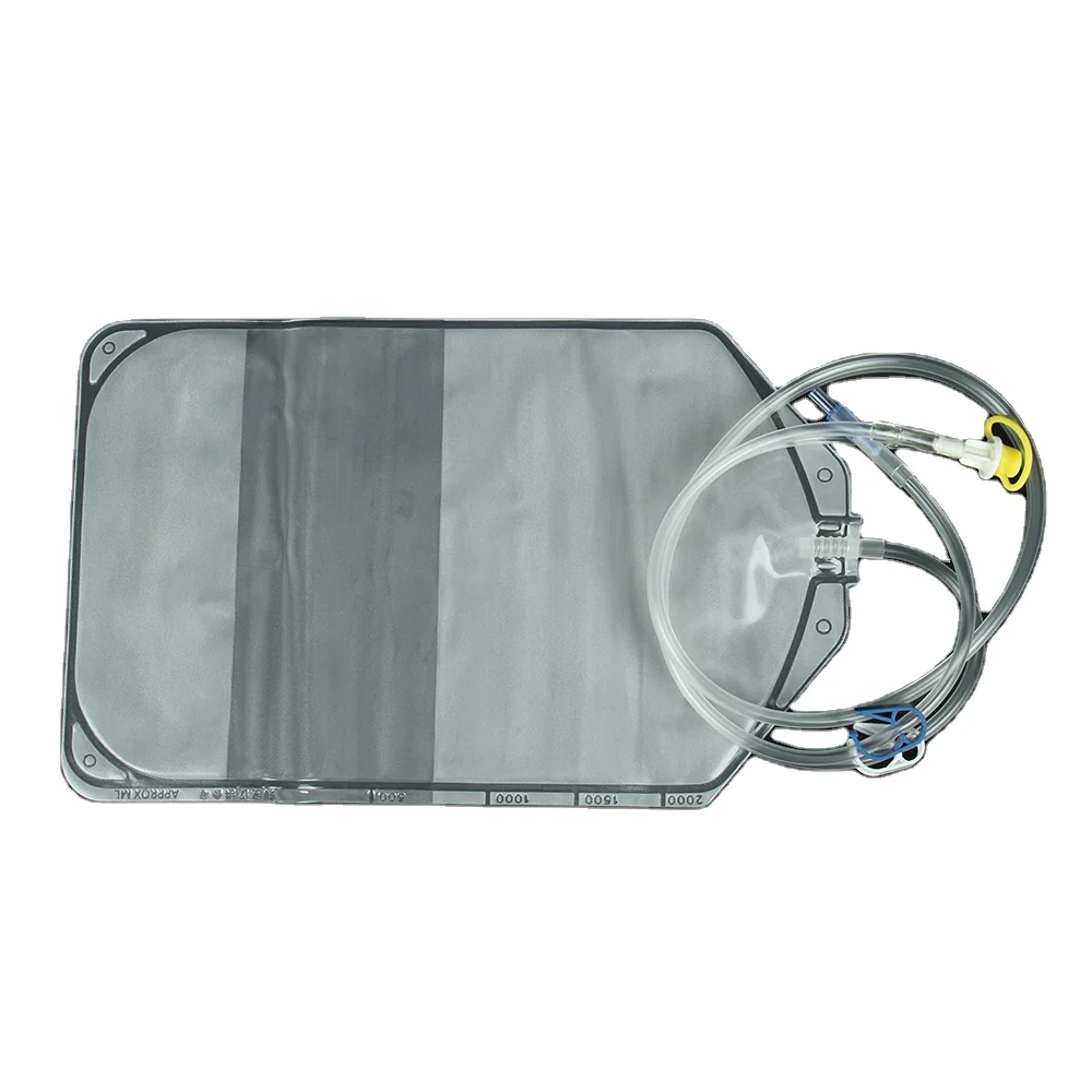 Continuous ambulatory peritoneal dialysis Semi-finished bag for Pharma drainage bag