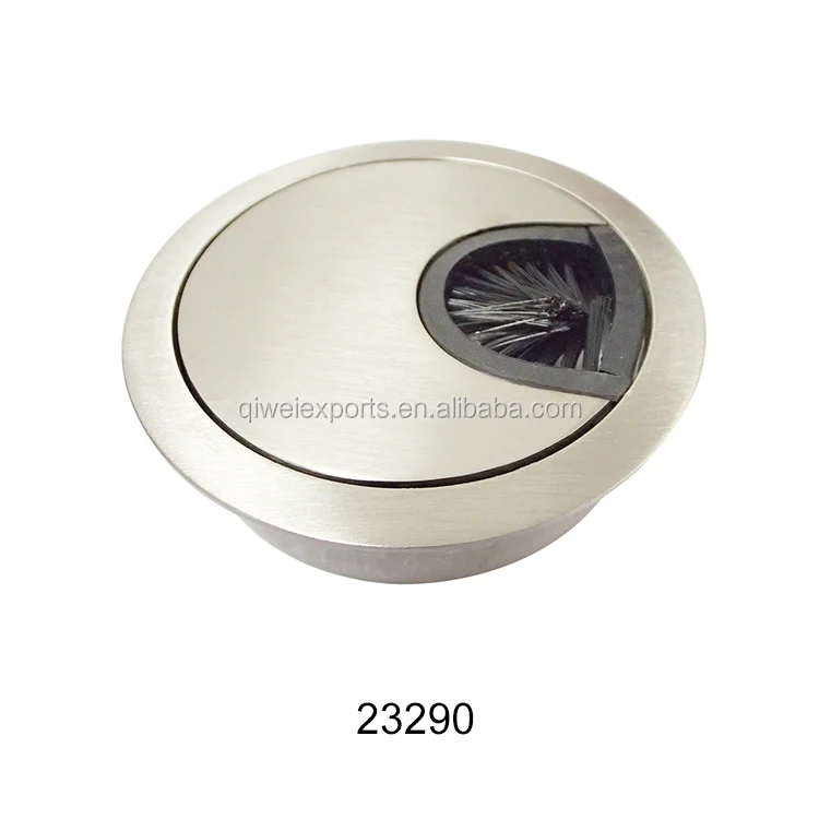 Zinc Alloy Desk Grommet Computer Cable Hole Cover 23290