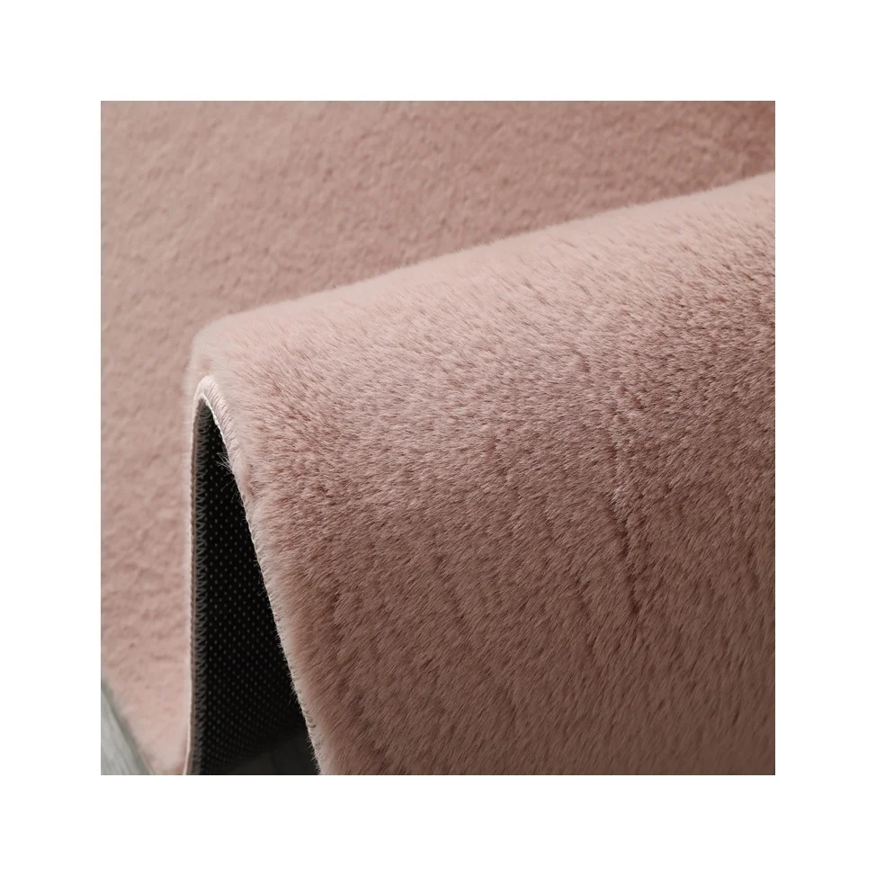 Hot selling shaggy carpets super soft faux rabbit area rug for house floor