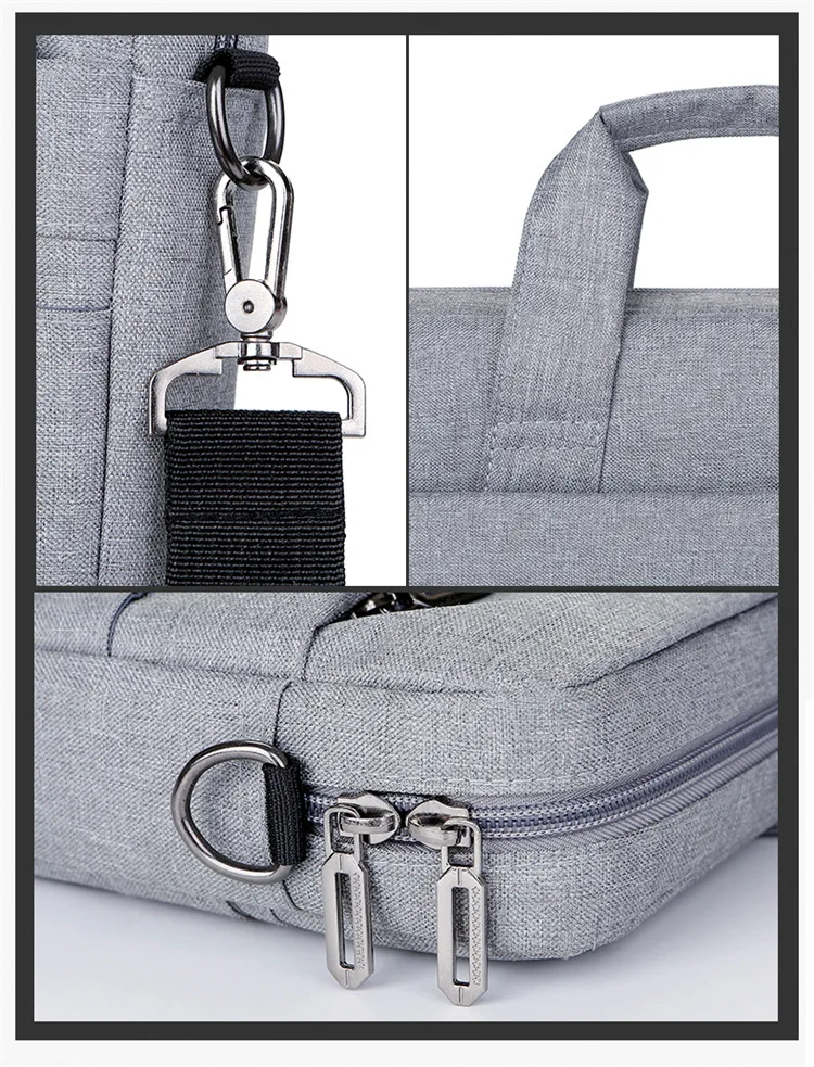 Wholesale lightweight laptop bags & covers laptop waterproof shoulder bag business 15.6 inch laptop sleeve briefcase