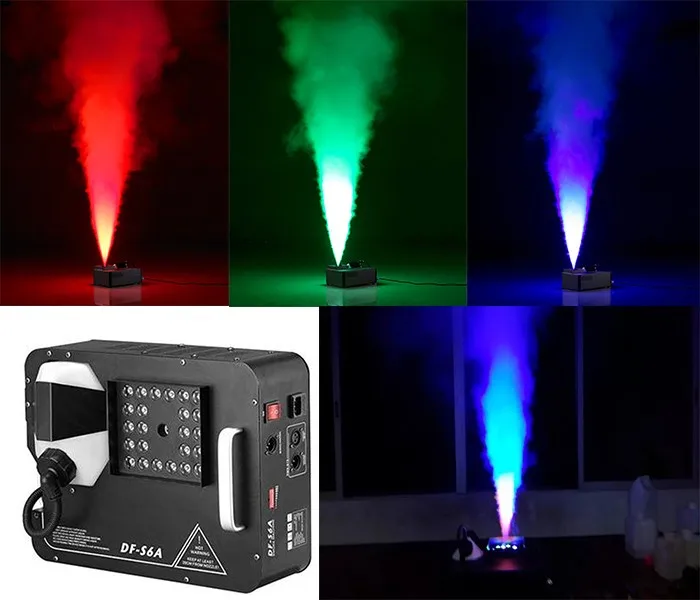 1500 Вт Светодиодная противотуманная машина/DMX512 дистанционное управление дымовая машина с 24x9 RGB светодиодные фонари для сцены