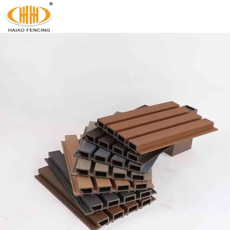 Haiao Co Extruded Customizable Composite Wood Decking Waterproofing Plastic Roof Deck Outdoor Wpc Flooring Board Decking
