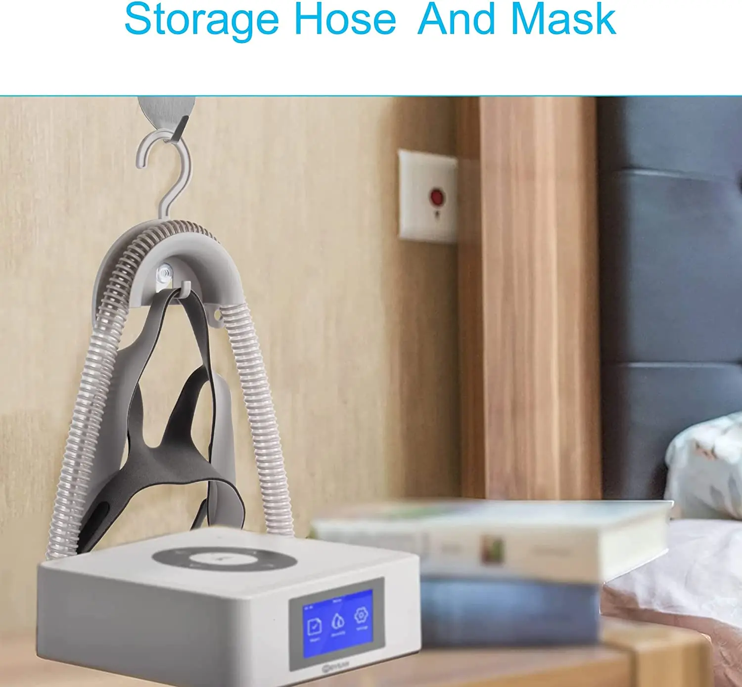 CPAP Hose Hanger Universal Tube Holder CPAP hose hook Fits All CPAP Tubing Convenient for Cleaning and Drying