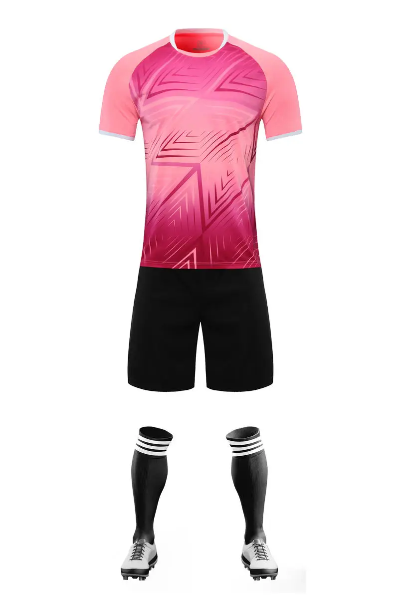 Wholesale Professional football Uniforms Custom Design Soccer Wear Kids Adult Football Shirt Uniforms Wear Soccer Jersey