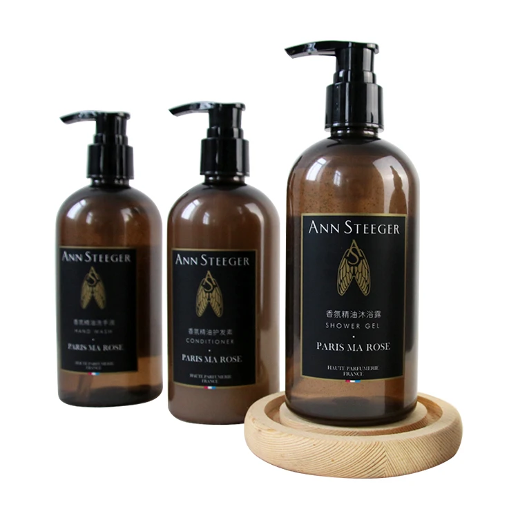 Wholesale Disposable Bath Hotel Amenities Custom Hotel Shampoo Shower Gel In Bottle