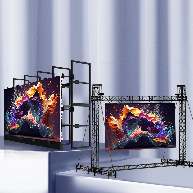 P3 P2 P3.91 P2.6 Indoor Complete LED Wall Full Color Rental HD LED Display Church Stage Backdrop LED Screen 3m X 4m