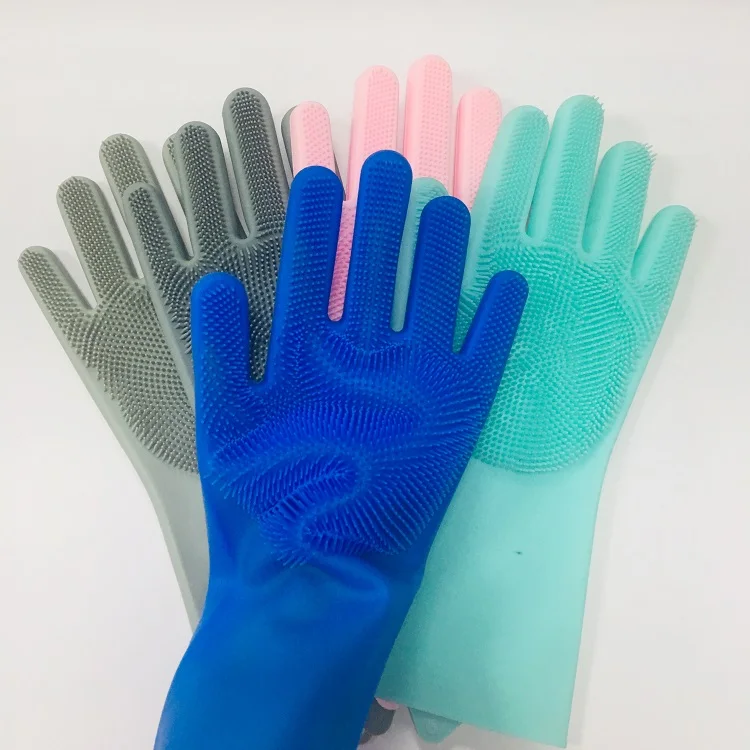 Оптовая продажа с завода, силиконовые перчатки для мытья дома, лучшая покупка