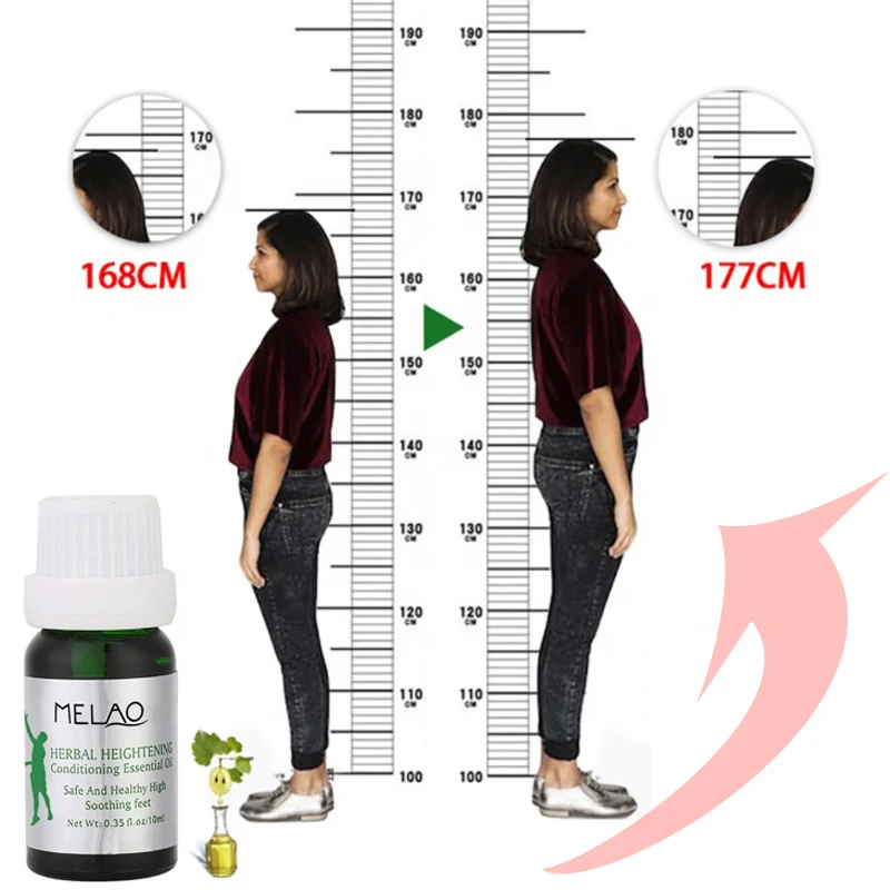 MELAO Vegan Herbal Natural Height Growth Increase Healthy Grow Taller Bone Growth Essential Oil(new) For Height Private Label