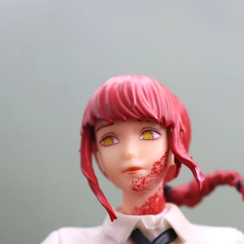 Wholesale  33.5CM Chainsaw Man Makima Anime Girl Figure GK Chainsa w  Model Doll Toys Home Decor Gifts