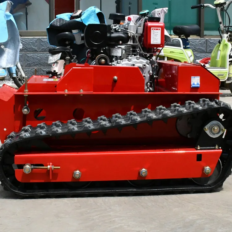 Мини-робот газонокосилка на колесиках с дистанционным управлением бензиновая газонокосилка