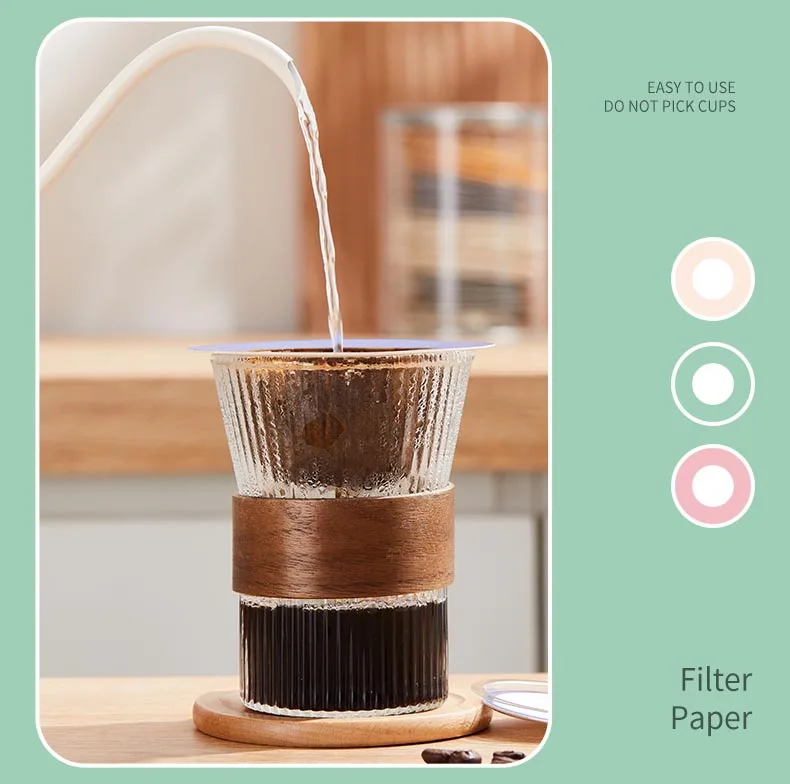 Hot Selling UFO Flying Saucer Coffee Filter Paper Eco-Friendly Drip Coffee Filter Bag