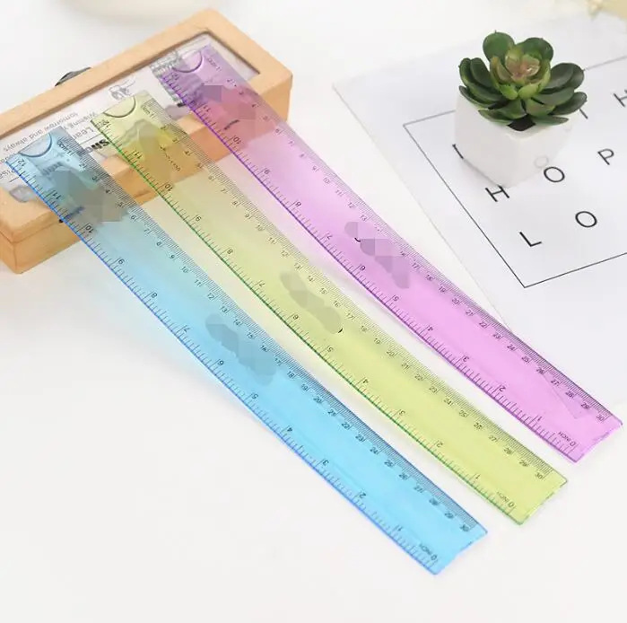 30CM soft ruler can print logo and bend tool ruler 30cm PVC soft ruler