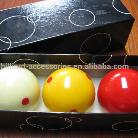 3 PCS Hongjie Valued Carom Billiards Balls