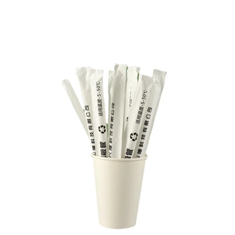 Водостойкие биоразлагаемые экологически чистые съедобные соломинки для питья одноразовые Коктейльные коктейли