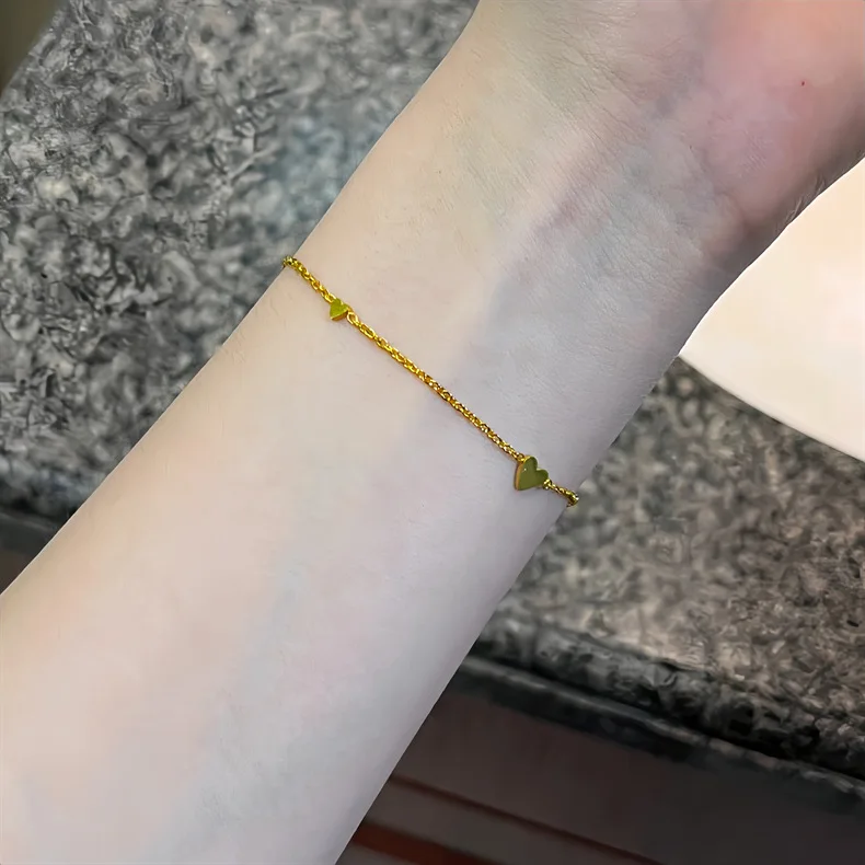 Новый Дизайн 18K позолоченное Сердце ожерелье ювелирные изделия из нержавеющей стали мини-Сердце для женщин