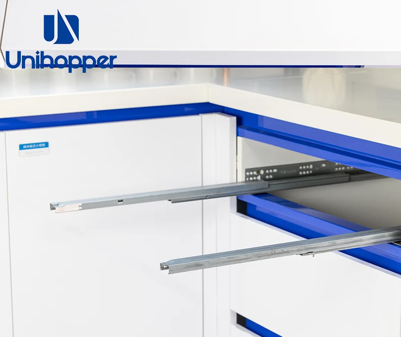 Unihopper manufacturer wholesale kitchen push open undermount drawer slide