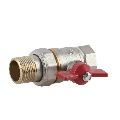 3/4 латунный шаровой клапан с ручкой-бабочкой