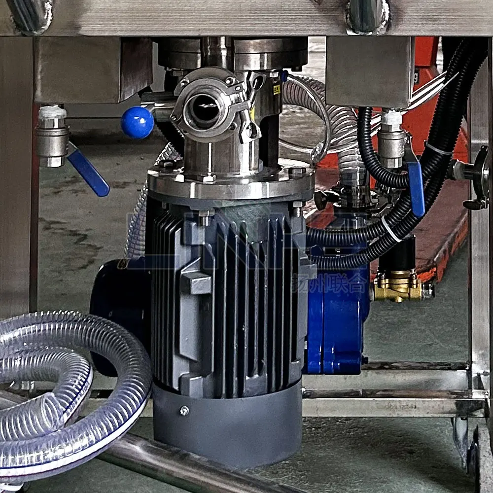50l high speed mixer Vacuum Emulsifier Emulsion Homogenizer Mixer Machinery Cosmetic Toothpaste Vacuum Emulsifying Mixer