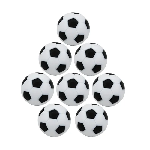 Table Football Environmentally Friendly Black White Colored Small Football With A Diameter Of 32mm Football Machine Accessories