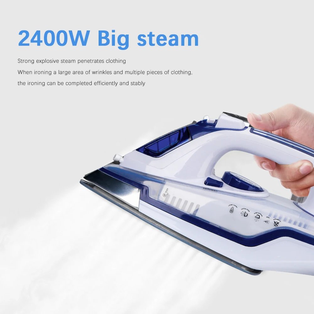 2022 Wholesale Household Steam Iron High Quality Electric Steam Iron for Clothes