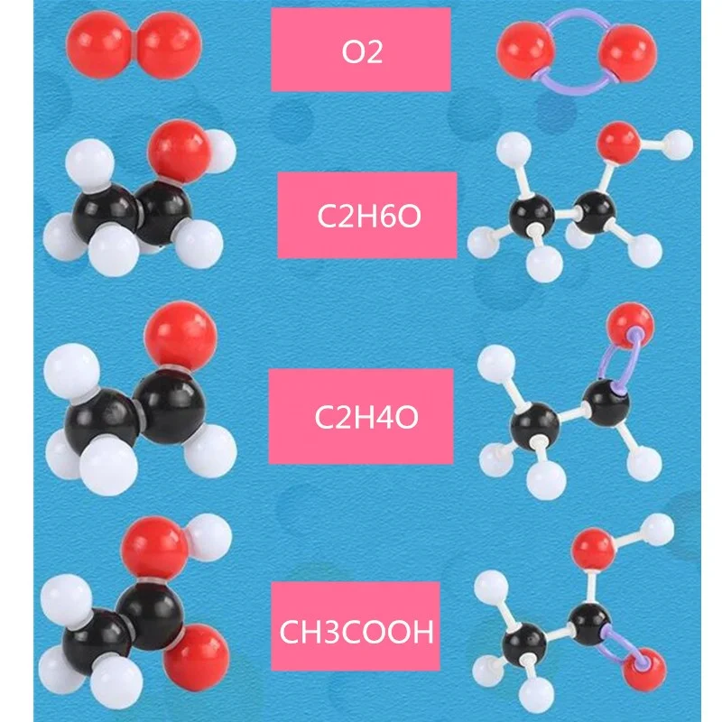 Plastic Molecular Model Kit for Inorganic & Organic Molecular Model