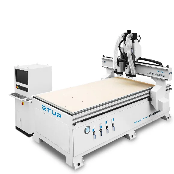 R-1325D вращения шпинделя 3 оси 1325 4x8 футов деревообработочный cnc фрезерный