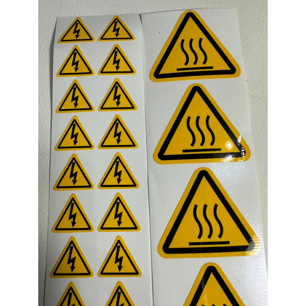 Australia Caution Labels Safety Decals Warning Decals Reflective Warning Sticker Warning Labels custom stickers