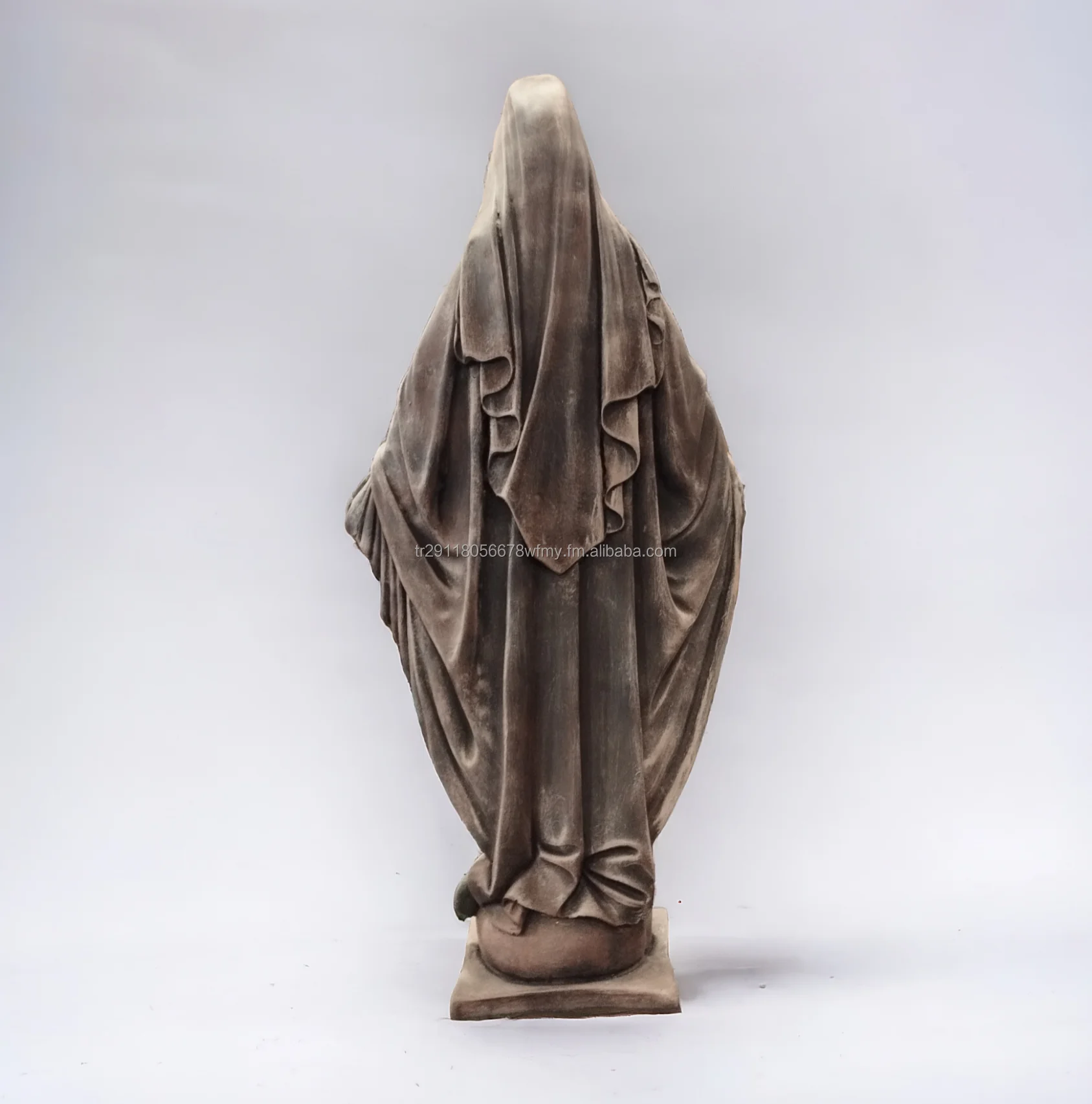Best Seller Large Virgin Mary Statue Sculpture Modern Home Decor Religious Figurine Made of Resin for Restaurant Hotel Accent