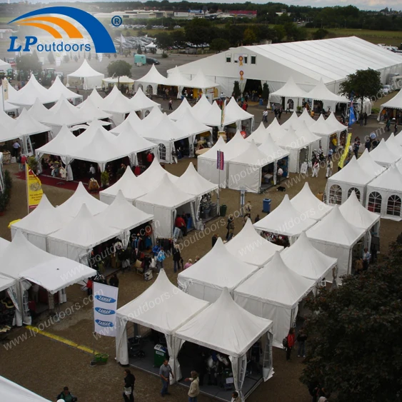 aluminum frame structure PVC waterproof cover pagoda canopy tent temporary building for outdoor party events for sale in UK