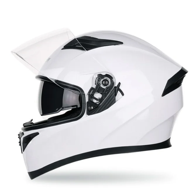 Low Price Autumn Winter Double Glasses Up Full Face Comfortable Liner Motorcycle Helmet