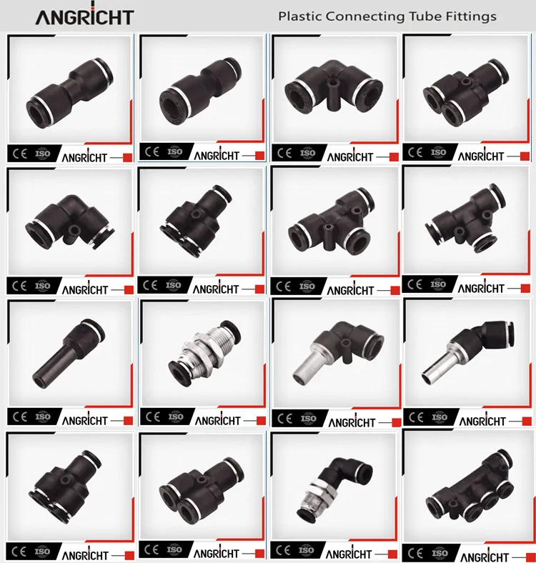 Latest Releases Various Fitting Air Connector Plastic Hose Fittings Tubing Fitting for Connection