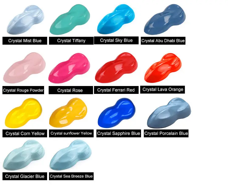 High quality Factory Price Crystal Piano Light Colored Nadeau grey wrapped Automotive gloss series multi-colored vinyl