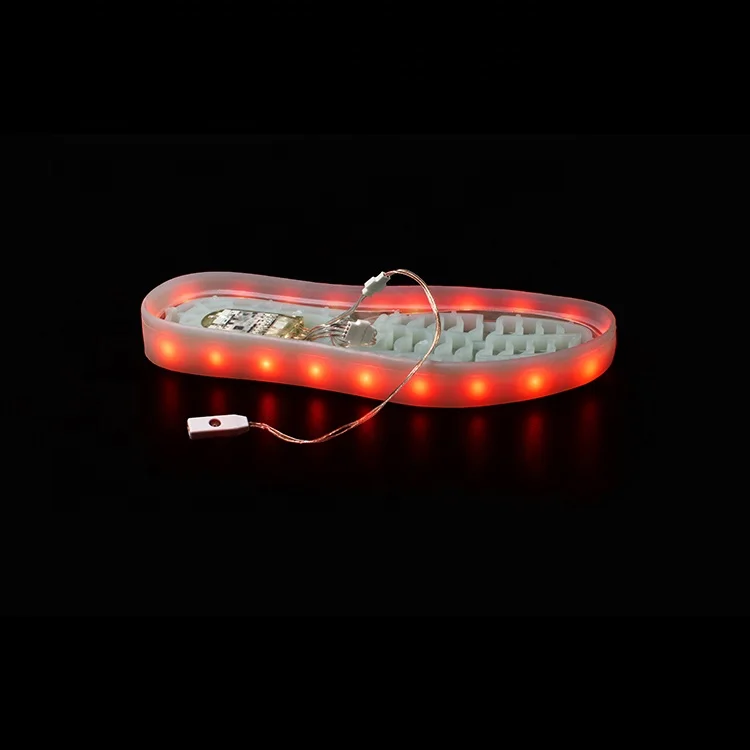 hot sale waterproof  button vibration switch customizable colourful LED strip light shoe box with led