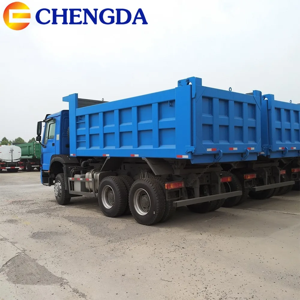 Used Blue Howo Dump Truck 6x4 Tipper Truck For Sale