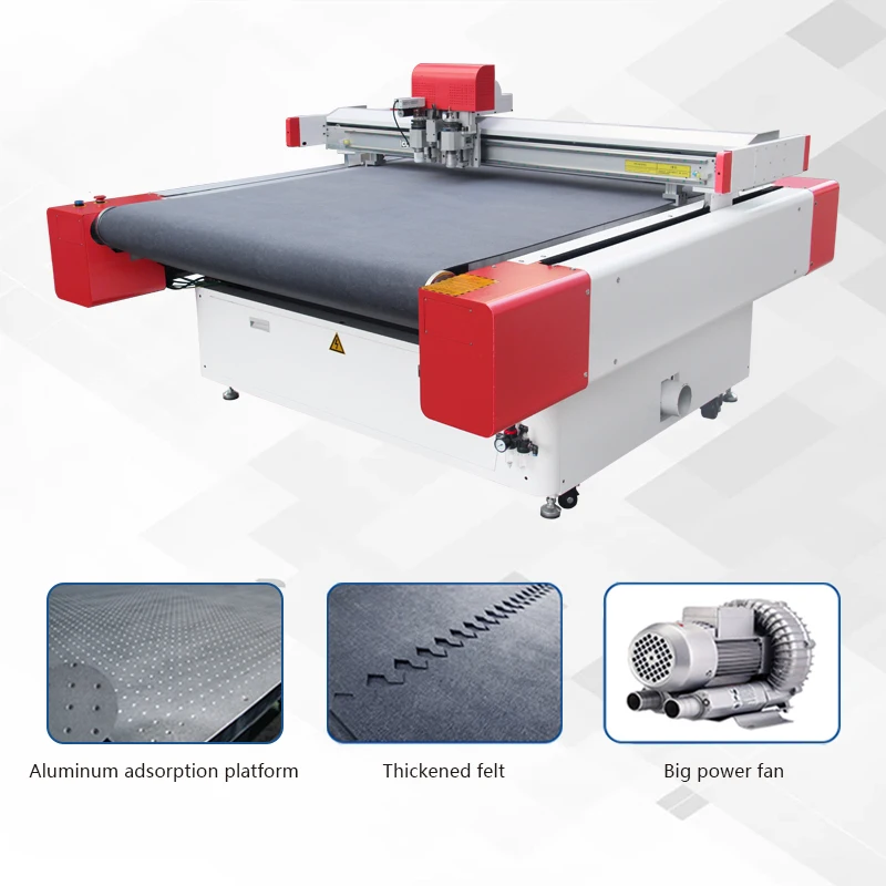 Car 3d Mat Foot Mat Cutting Equipment For Car Interior Products With Oscillating Knife Cutting Tool