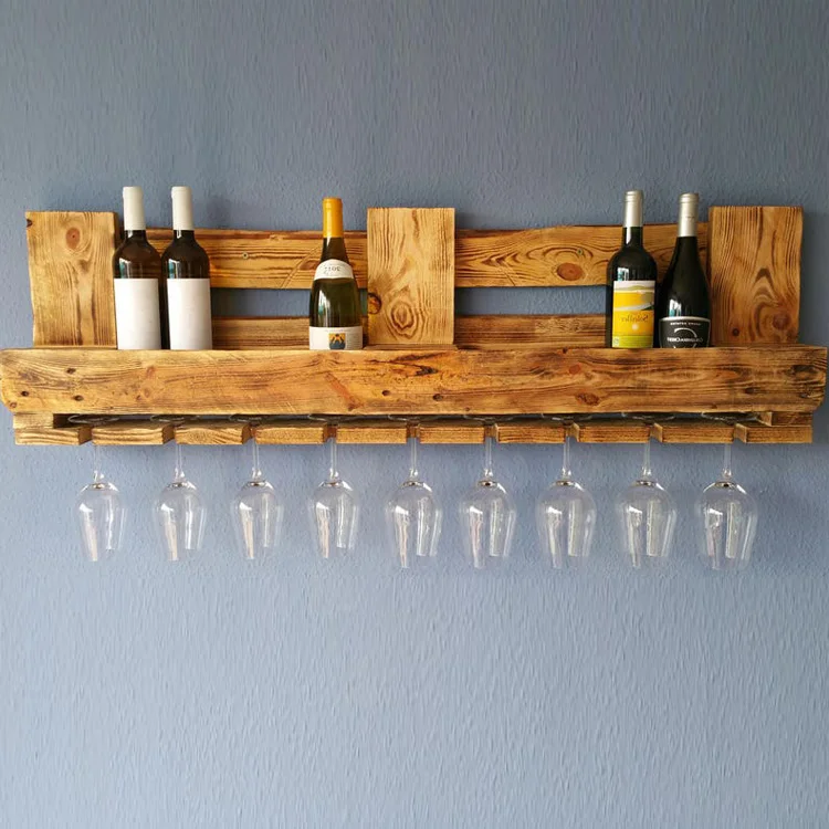 High Quality Wine Wall Display Shelves Drink Stand Display Whiskey Display Shelf Rack