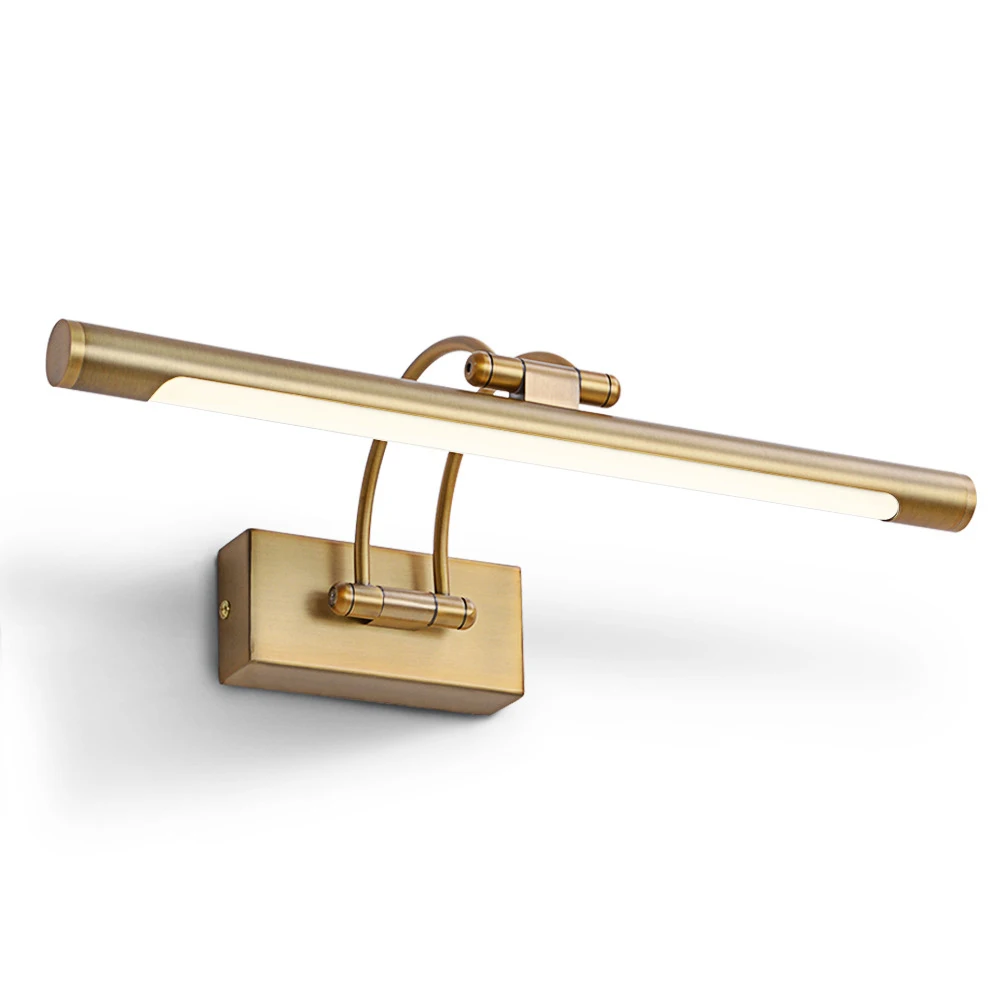 Brass indoor bathroom antique brass wall lamp bathroom lighting vanity mirror lights waterproof IP44 lamp