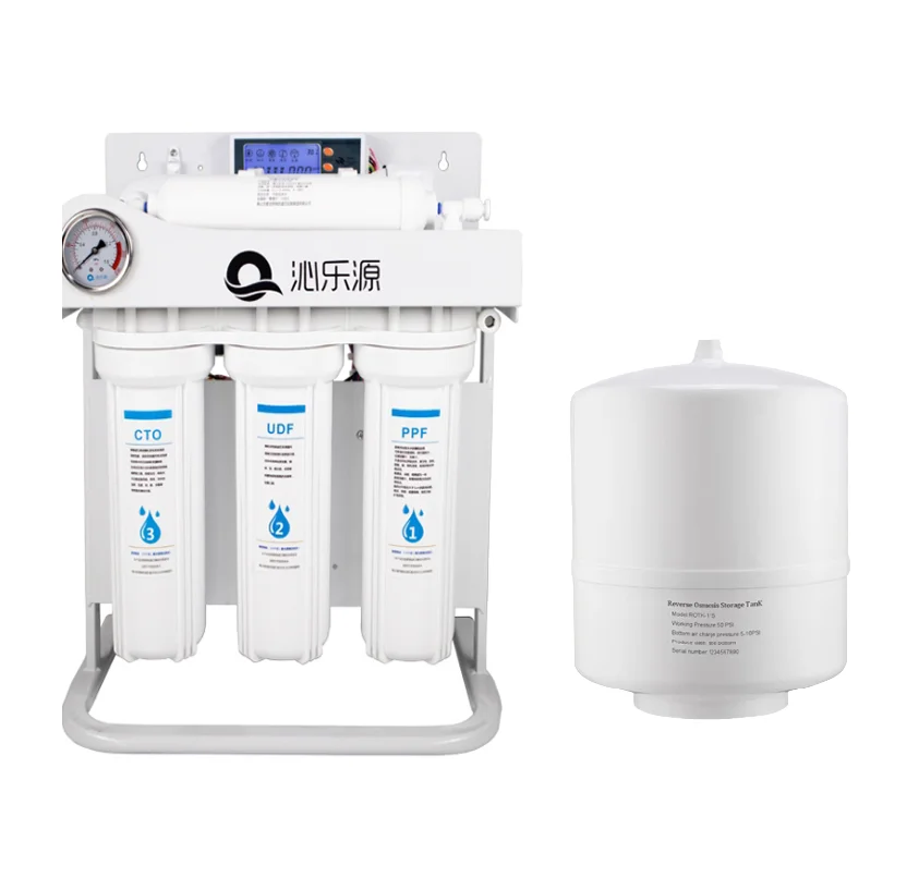Water Filtration Equipment Home Pure Reverse Osmosis Water System Filter Provided 5 Stage Water Purification Filter