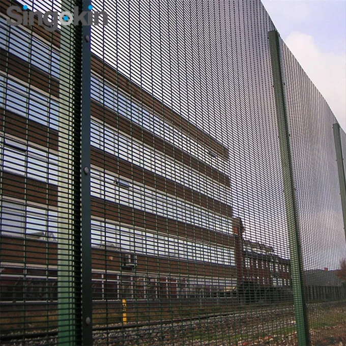 Africa market 8ft 3m high strength 358 welded anti climb fence wire mesh fencing price per meter