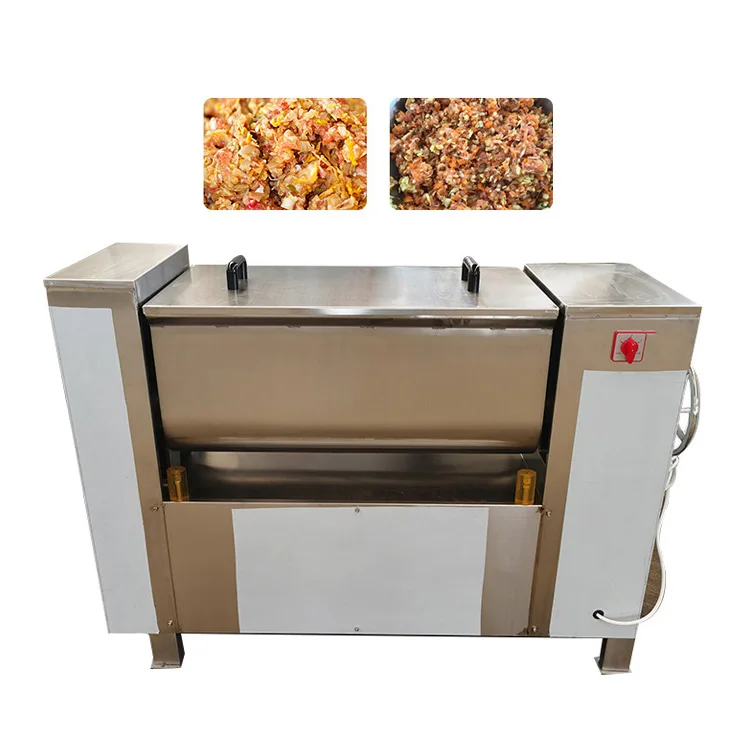 Industrial electric sausage meat mixer automatic minced meat mixing machine