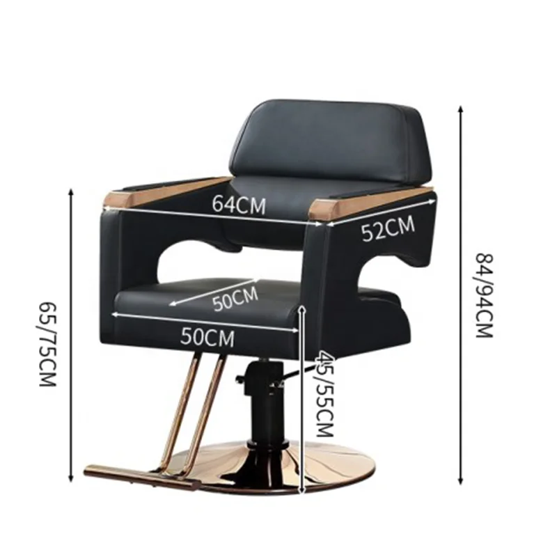 QFP-BC004 New Design Hair Salon Barber Chair Gold China
