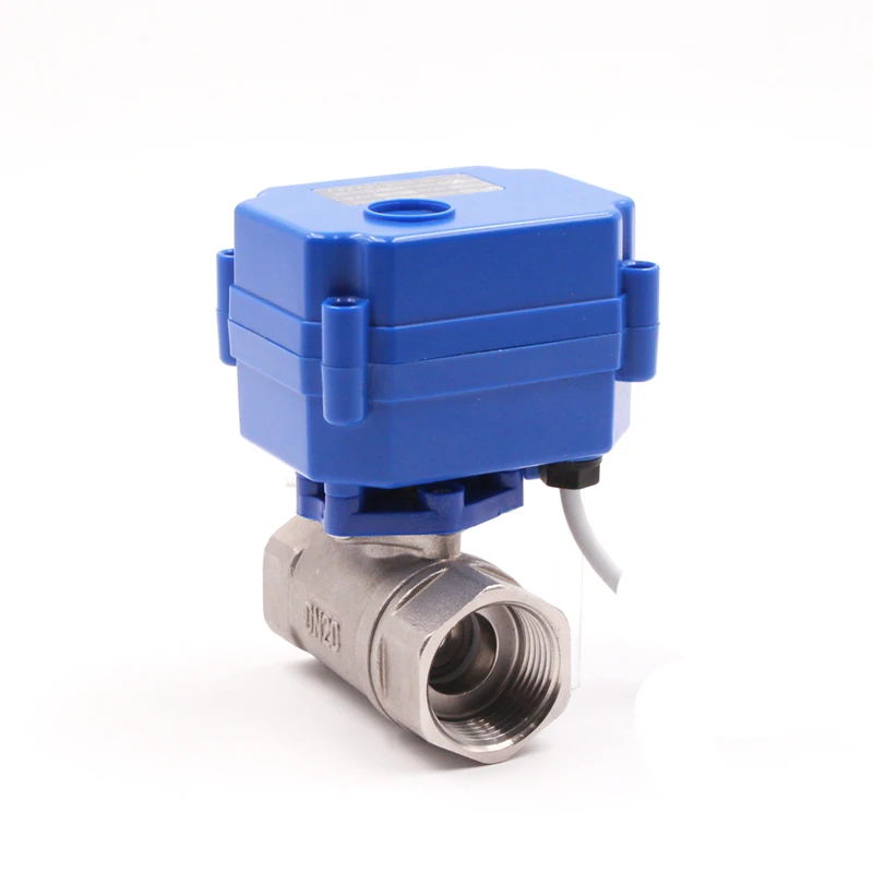 China manufacturer 2NM torque DN20 Stainless steel electric valve