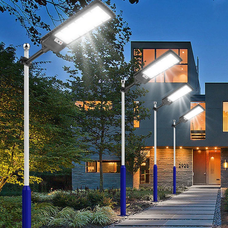 Gisun Outdoor Solar Energy 150 200 250 300 W Control Remote Control Super Bright LED Solar Street Lamp