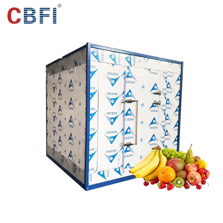 Супермаркет холодная комната для фруктов и овощей