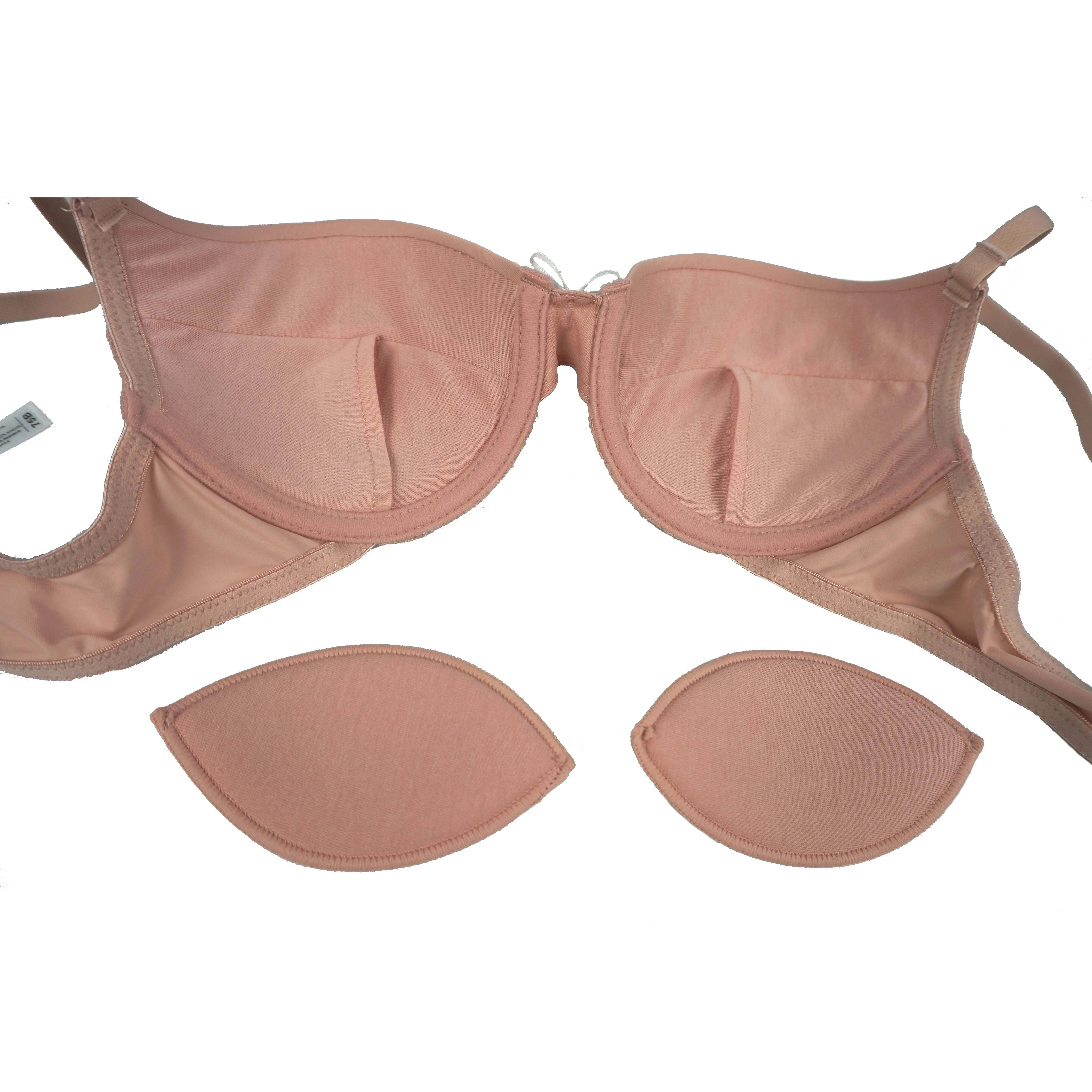 Wholesale Woman Under Wear Lady fashion bra & breif set Lingerie female micro fiber bralette beige lace Bra And Panties Set